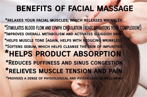 Facial Massage Has So Many Benefits Massage Facial Facial Spa Good