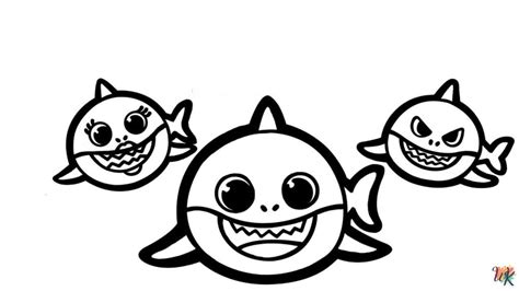 Coloriage Baby Shark à Imprimer Gratuit Pour Les Enfants