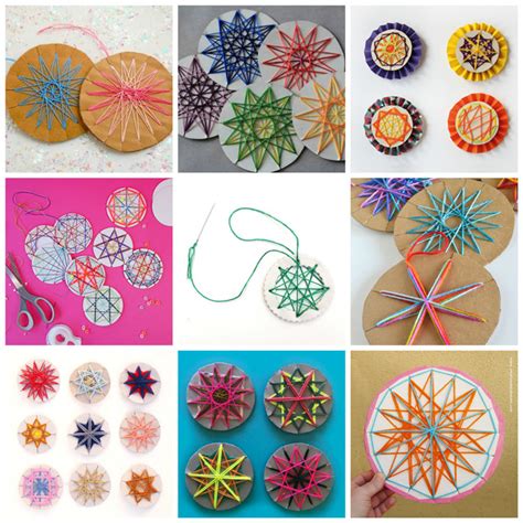 How To Make String Art Stars With Coasters Babble Dabble Do