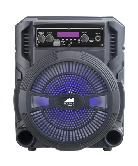 Portable 8″ Bluetooth Party Speaker With Disco Light Naxa Electronics