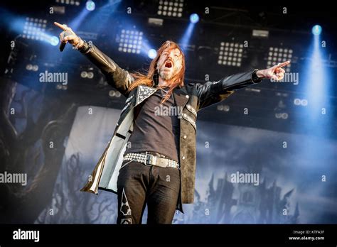 The Swedish Heavy Metal Band Hammerfall Performs A Live Concert At The