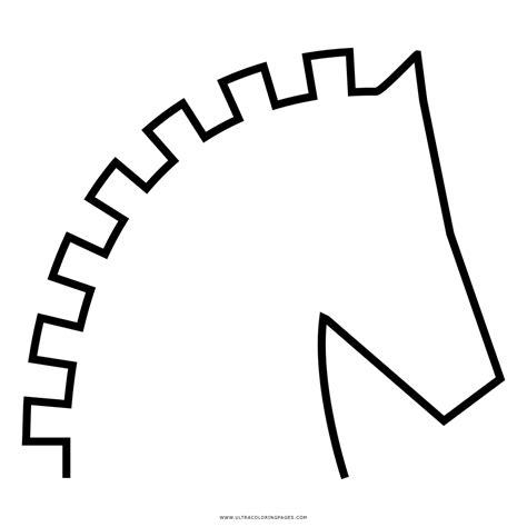 Dibujo De Cabeza De Caballo Para Colorear - Ultra Coloring Pages