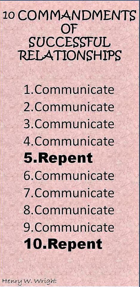 10 Commandments Of Successful Relationships In Business And Personal Life Successful