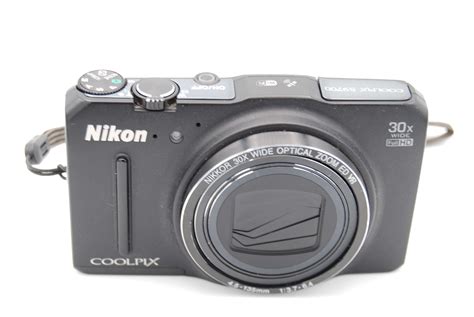 Nikon Coolpix S9700 160mp 3screen 30x Digital Camera Black No
