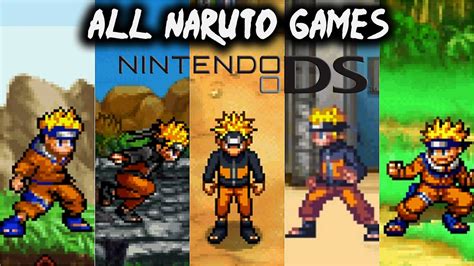 All Naruto Games For Nds Nintendo Ds Youtube