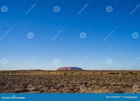 Uluru In The Early Morning Editorial Photography Image Of Blue 217423087