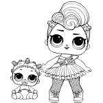 Lol surprise winter disco coloring witchay kittay page. Treasure from LOL Surprise Doll Coloring Pages - Free ...
