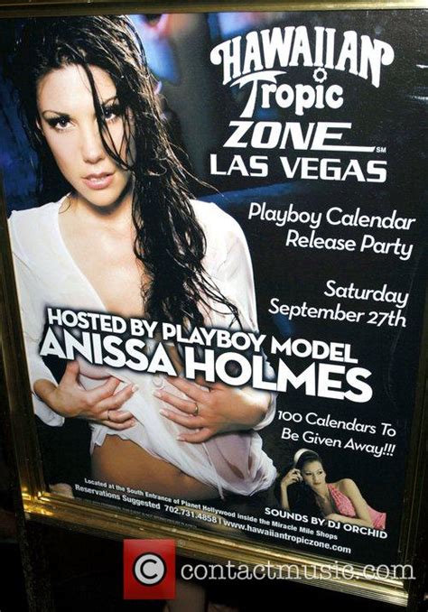 Anissa Holmes Hosts The Playboy Calendar Release Party At Hawaiian