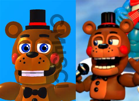 Fnaf World Toy Freddy Model Fivenightsatfreddys