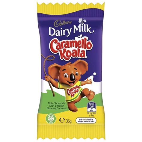 Cadbury S Dairy Milk Giant Caramello Koala Singles 35g Sweet Genie