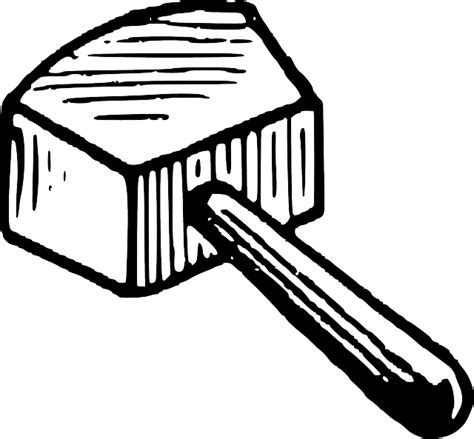 Maybe you would like to learn more about one of these? black and white clipart sculpture hammer 20 free Cliparts ...