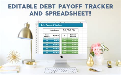 Debt Tracker Printable And Spreadsheet One Beautiful Home