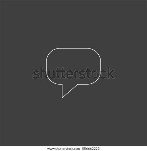 Quote Outline Vector Icon Contour Line Stock Vector Royalty Free