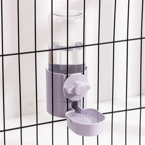 No Drip Dog Water Dispenser Bottle Dog Kennel Cage Water Dispenser