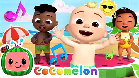 Belly Button Song Dance With Baby Jj 🎶 Dance Party Fun Cocomelon
