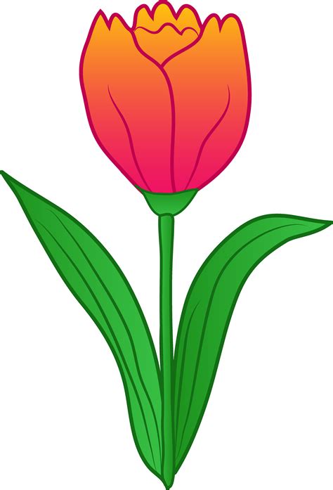 Cartoon Flower Stem Clipart Best