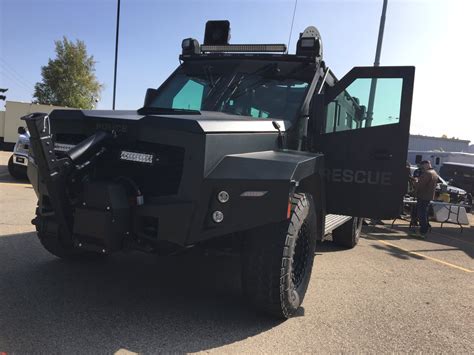 Edmonton Police Showcase New Armoured Vehicle And Mobile Action Centre