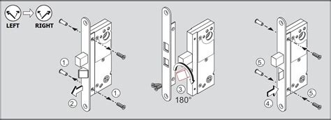 Scandinavian Door Type Lock Assa For Assa Abloy Ruko Tesa Dorma