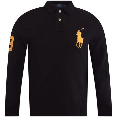 Polo Ralph Lauren Blackgold Big Pony Polo Shirt Men From