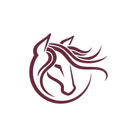 Pretty Horse Logo In 2021 Horse Logo Equine Logos Pretty Horses