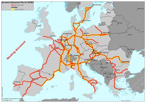 Europe Train Line Map All In One Photos
