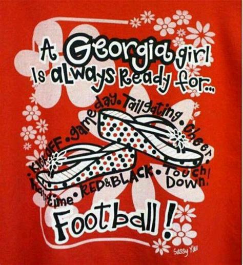 Go Dawgs Georgia Bulldogs Football Georgia Girls Georgia Dawgs