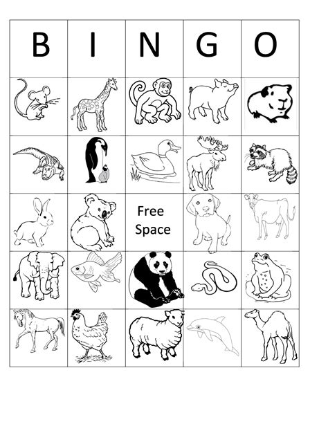 Farm Animal Bingo Free Printable Forwarddeposit