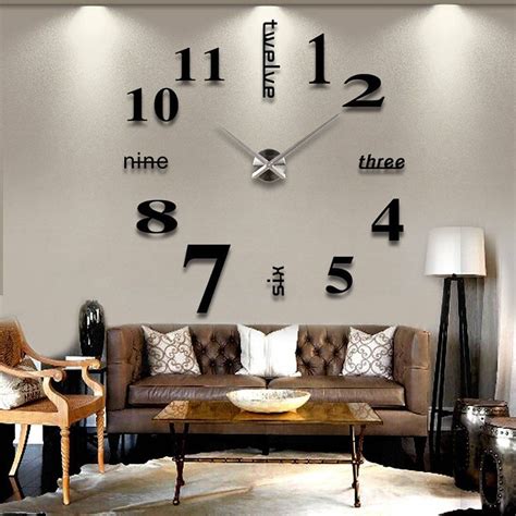 Robe Fleurie Mariage 43 Diy Big Wall Clock Modern Design16 Inches