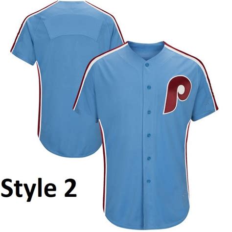 Philadelphia Phillies Customizable Baseball Jersey Best Sports Jerseys
