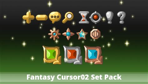 Fantasy Cursor02 Set Pack Gamedev Market