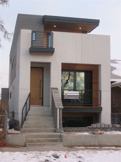 Simple Small Modern Small House Exterior Wall Home Design