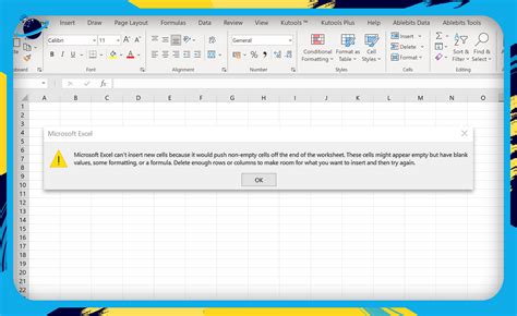 6 Ways To Actually Fix The Cannot Insert New Cells Excel Error