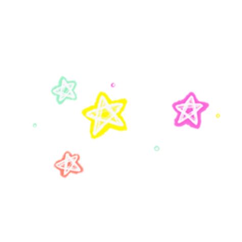 Ftestickers Stars Starlight Neon Luminous Sticker By Pann70