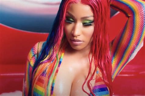 Nicki Minaj Reveals Her Boob Size Asks Busty Fans Big Question