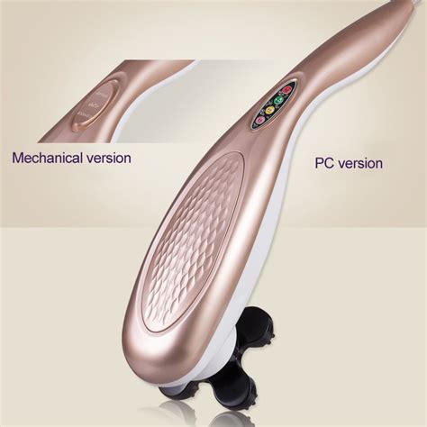 w10 new electric dolphin massager neck massage hammer vibration body massage stick roller