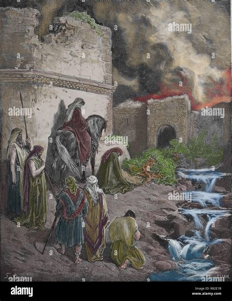 Nehemiah Viewing Secretly The Ruins Of The Walls Of Jerusalem Nehemiah