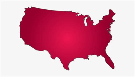 Picture Free Stock Outline All About Usa Simple Source Red United