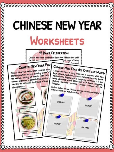 Chinese New Year Activity English Esl Worksheets For 0aa