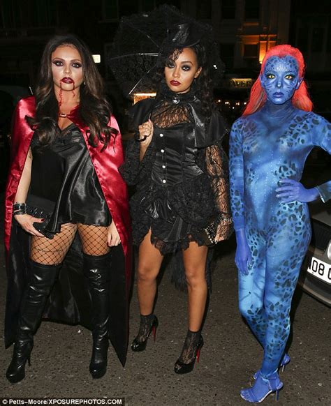 Jade Thirlwall Goes Blue In Stunning Mystique Halloween Costume As She