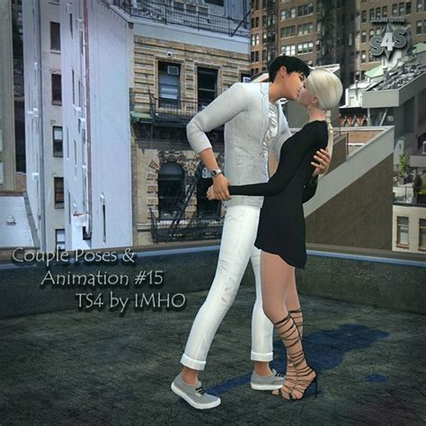 Couple Poses And Animation 15 Ts4 By Imho Позирующая пара Симс 4 Симс