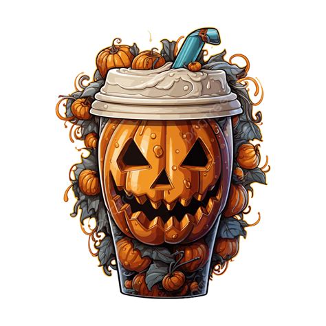 Halloween Coffee Cup Vector Halloween Coffee Cup Png And Vector With