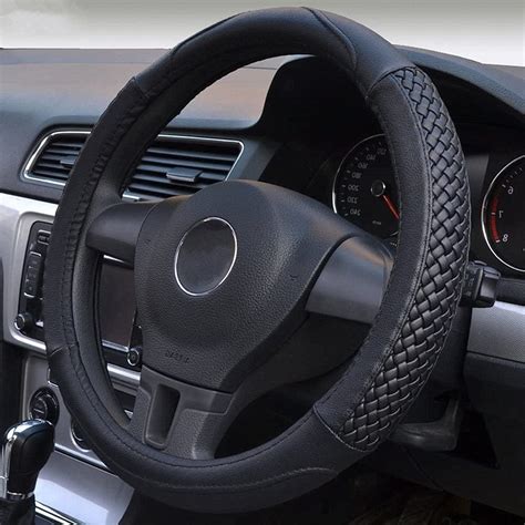 Buy Moyishi Top Leather Steering Wheel Cover Universal Fit Soft