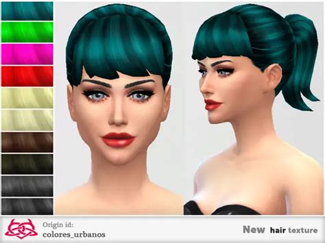The Sims Resource New Hairstyle Textures 01 By Colore