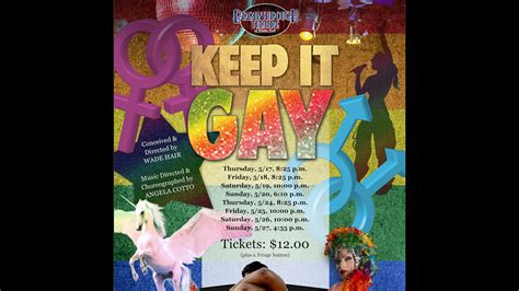 Review Keep It Gay Orlando Fringe 2018 Orlando Sentinel