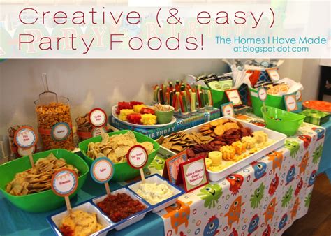 This whimsical party is full of ideas for decorations, food, cake, centerpieces. Monster Party - Spotlight on Food | Monster birthday ...