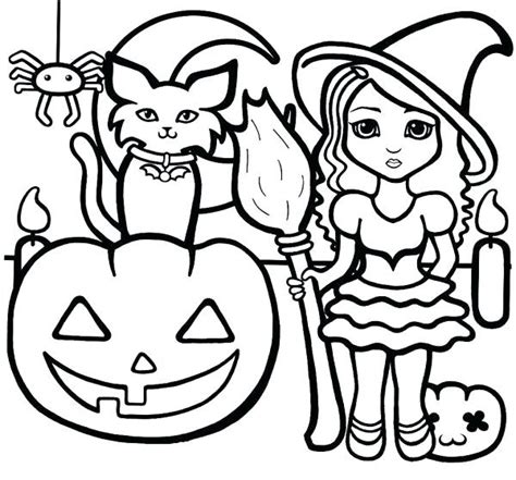 Halloween Monster Coloring Pages At Free Printable