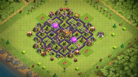 Town hall 7 which is one of the most addictive levels of clash of clans. Clash of Clans Bases hybrid for Town Hall 7 ClashTrack.com ...