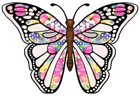 7 Best Images Of Butterfly Clip Art Free Printable Free Printable