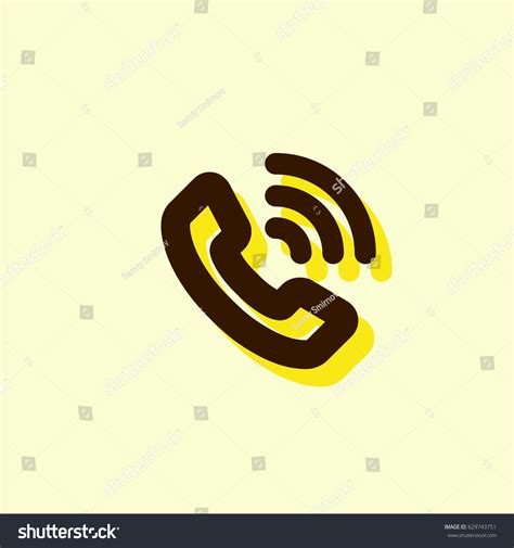 Phone Call Icon Stock Vector Royalty Free 629743751 Shutterstock