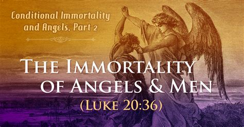 Conditional Immortality And Angels Part 2—the Immortality Of Angels